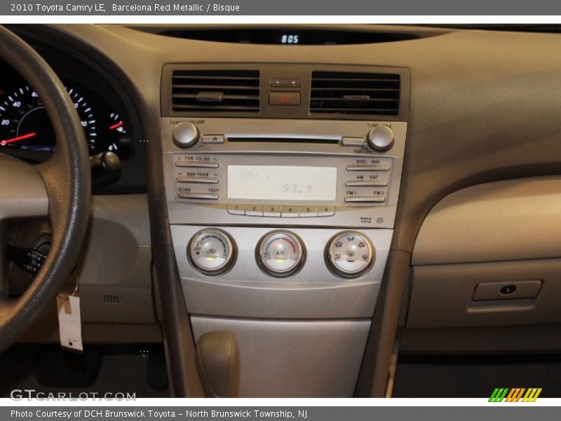 Barcelona Red Metallic / Bisque 2010 Toyota Camry LE