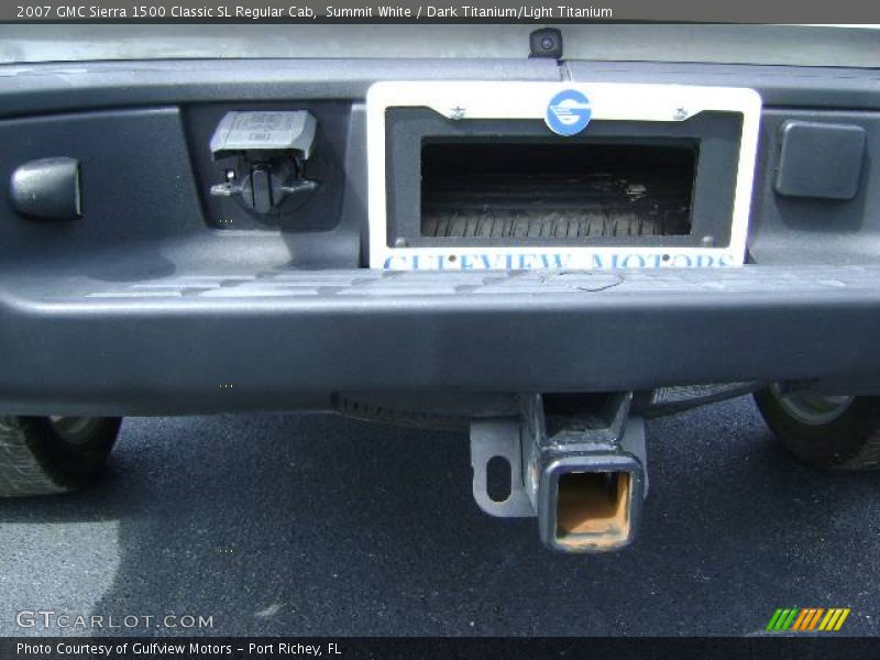 Summit White / Dark Titanium/Light Titanium 2007 GMC Sierra 1500 Classic SL Regular Cab