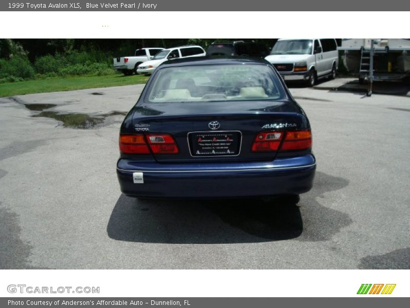 Blue Velvet Pearl / Ivory 1999 Toyota Avalon XLS