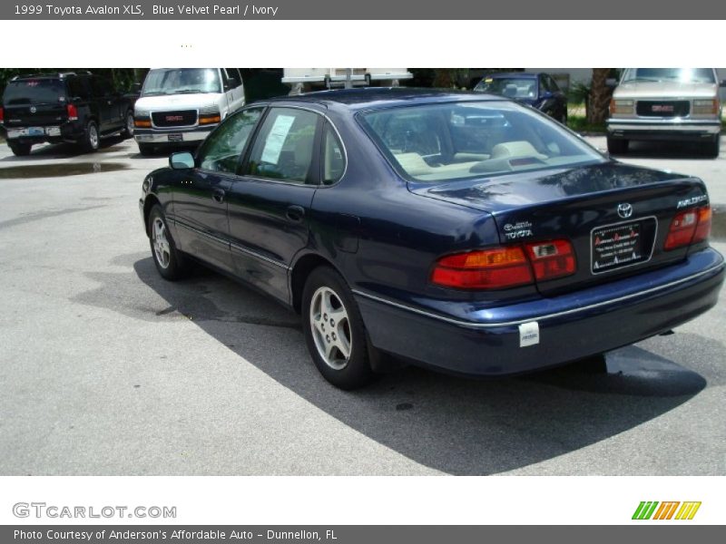 Blue Velvet Pearl / Ivory 1999 Toyota Avalon XLS