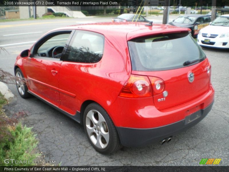 Tornado Red / Interlagos Plaid Cloth 2008 Volkswagen GTI 2 Door