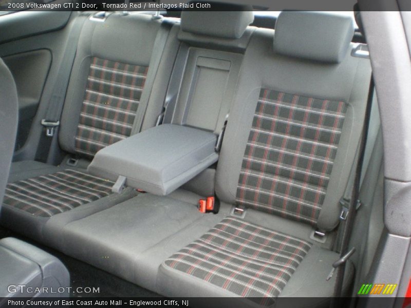 Rear Seat of 2008 GTI 2 Door