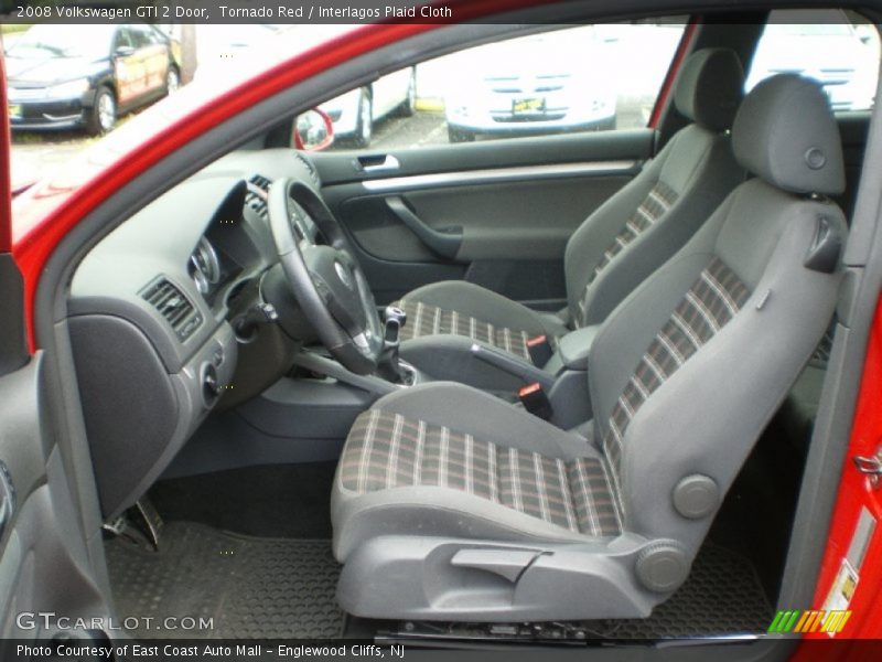  2008 GTI 2 Door Interlagos Plaid Cloth Interior