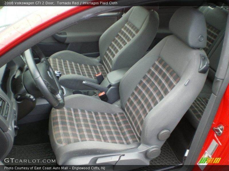 Front Seat of 2008 GTI 2 Door