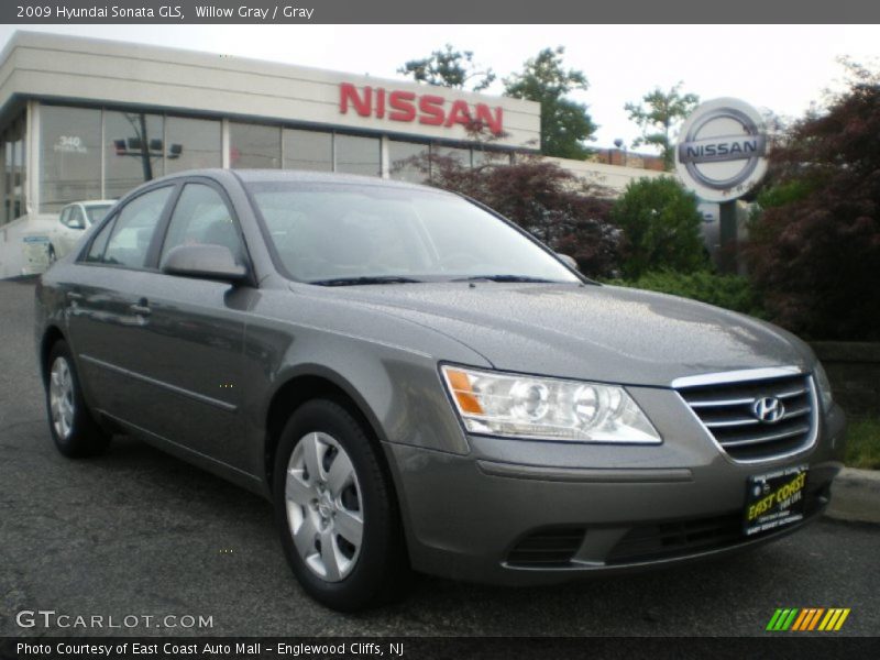 Willow Gray / Gray 2009 Hyundai Sonata GLS