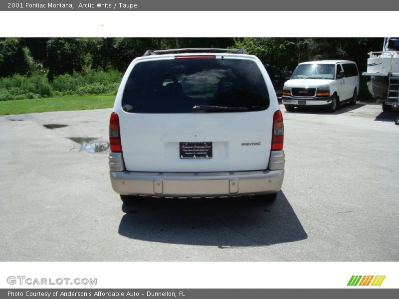 Arctic White / Taupe 2001 Pontiac Montana