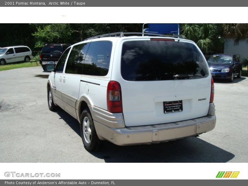 Arctic White / Taupe 2001 Pontiac Montana