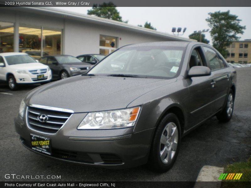 Willow Gray / Gray 2009 Hyundai Sonata GLS