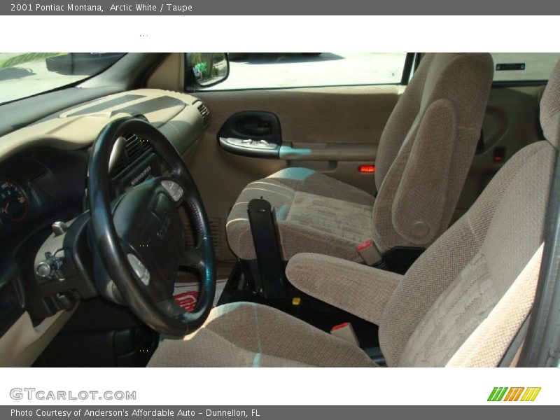 Arctic White / Taupe 2001 Pontiac Montana