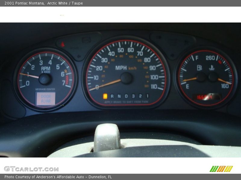 Arctic White / Taupe 2001 Pontiac Montana