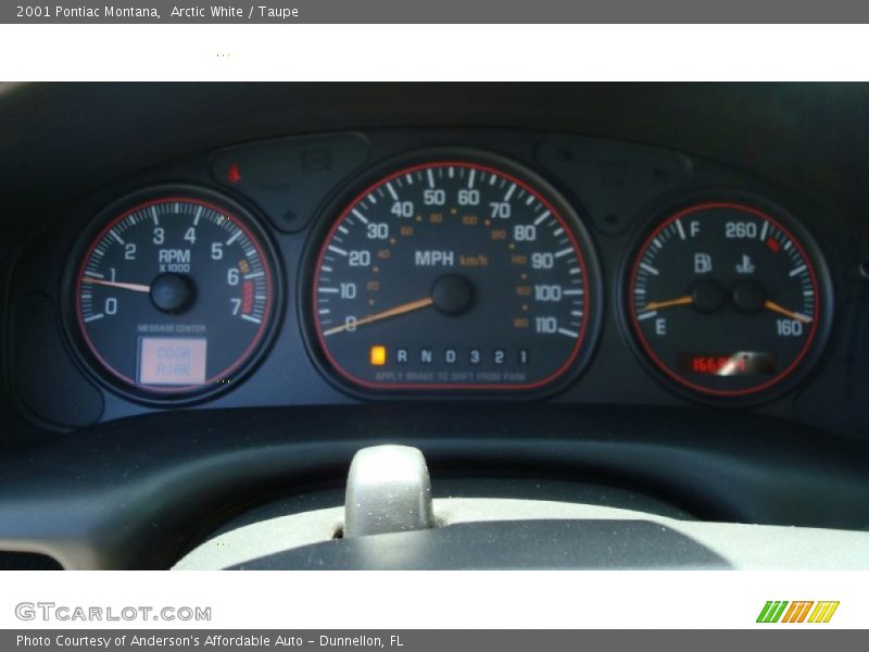 Arctic White / Taupe 2001 Pontiac Montana