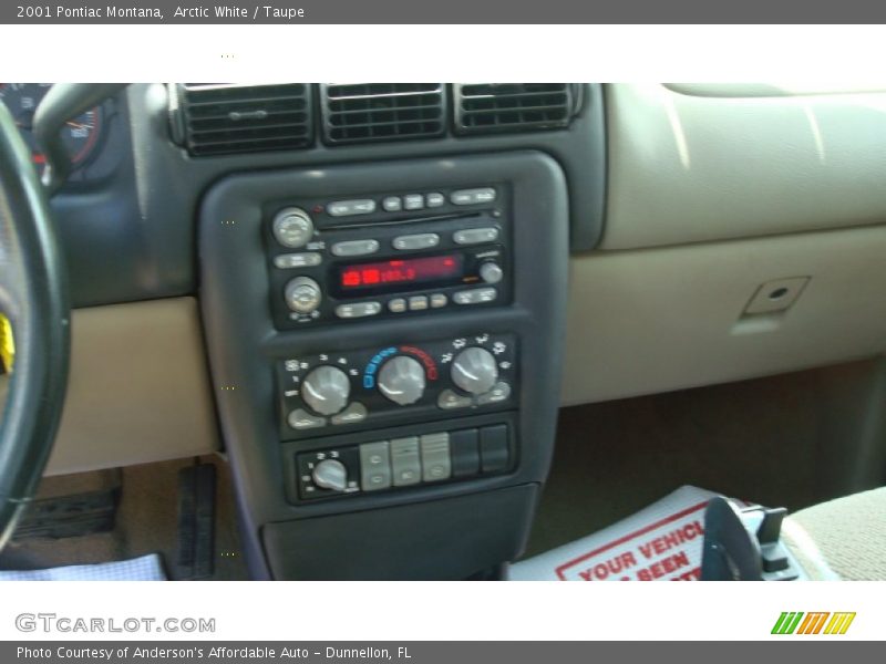 Arctic White / Taupe 2001 Pontiac Montana
