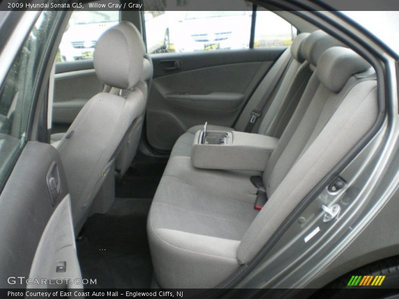 Willow Gray / Gray 2009 Hyundai Sonata GLS