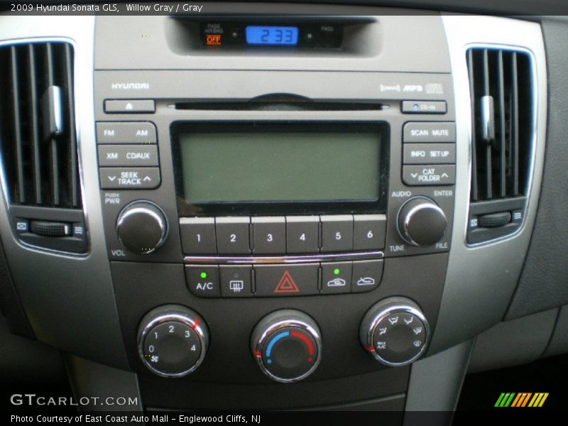 Willow Gray / Gray 2009 Hyundai Sonata GLS
