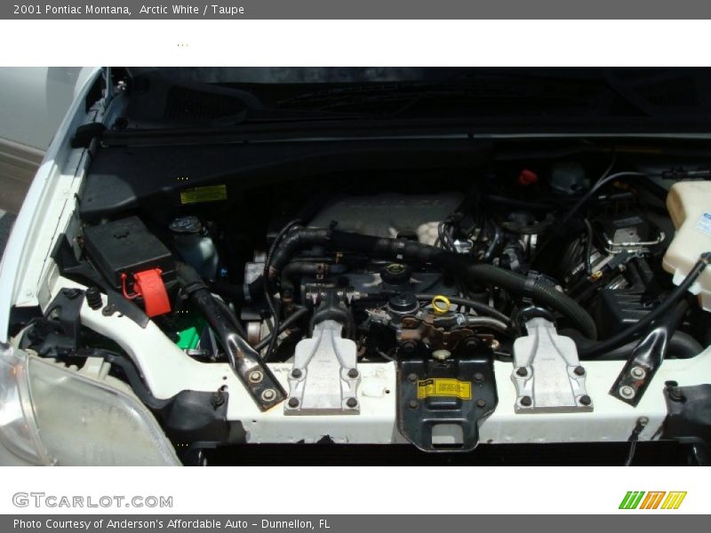 Arctic White / Taupe 2001 Pontiac Montana