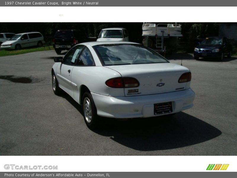 Bright White / Neutral 1997 Chevrolet Cavalier Coupe