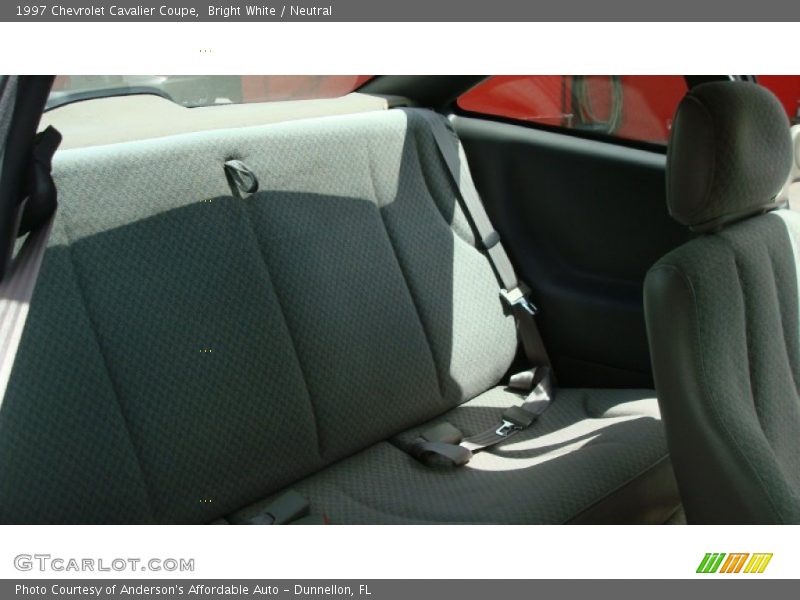 Bright White / Neutral 1997 Chevrolet Cavalier Coupe