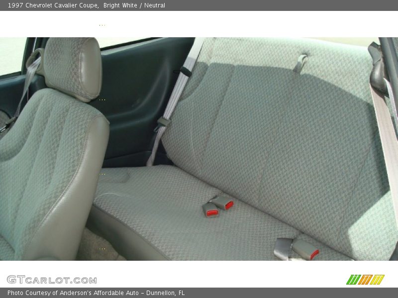 Bright White / Neutral 1997 Chevrolet Cavalier Coupe