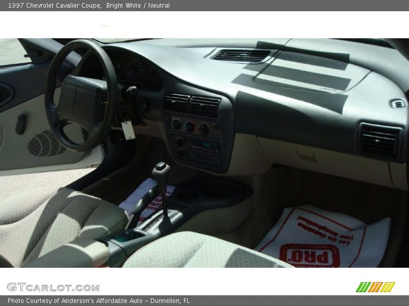 Bright White / Neutral 1997 Chevrolet Cavalier Coupe