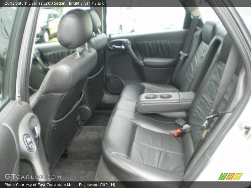 Bright Silver / Black 2003 Saturn L Series L300 Sedan