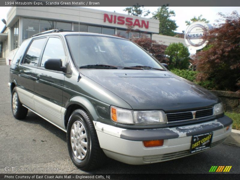 Scandia Green Metallic / Brown 1994 Mitsubishi Expo