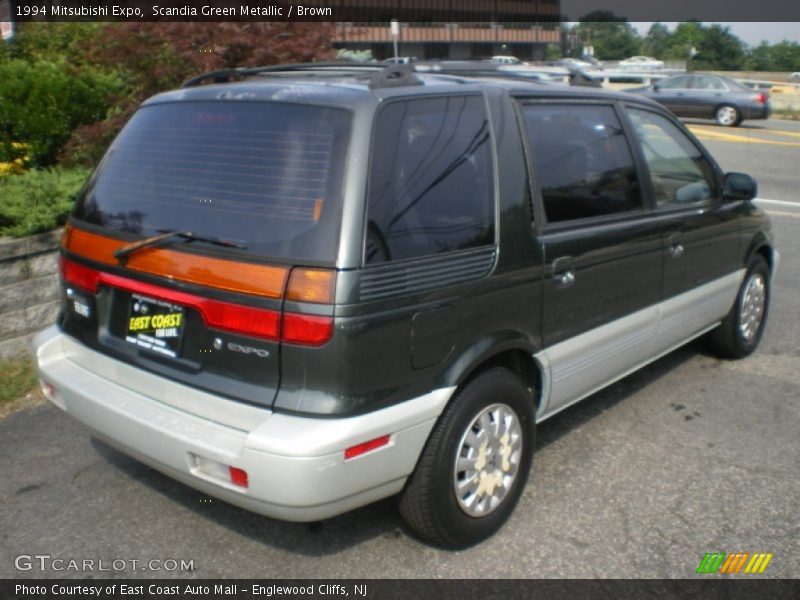 Scandia Green Metallic / Brown 1994 Mitsubishi Expo