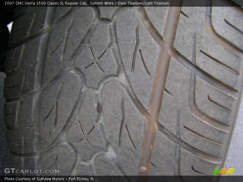 Summit White / Dark Titanium/Light Titanium 2007 GMC Sierra 1500 Classic SL Regular Cab