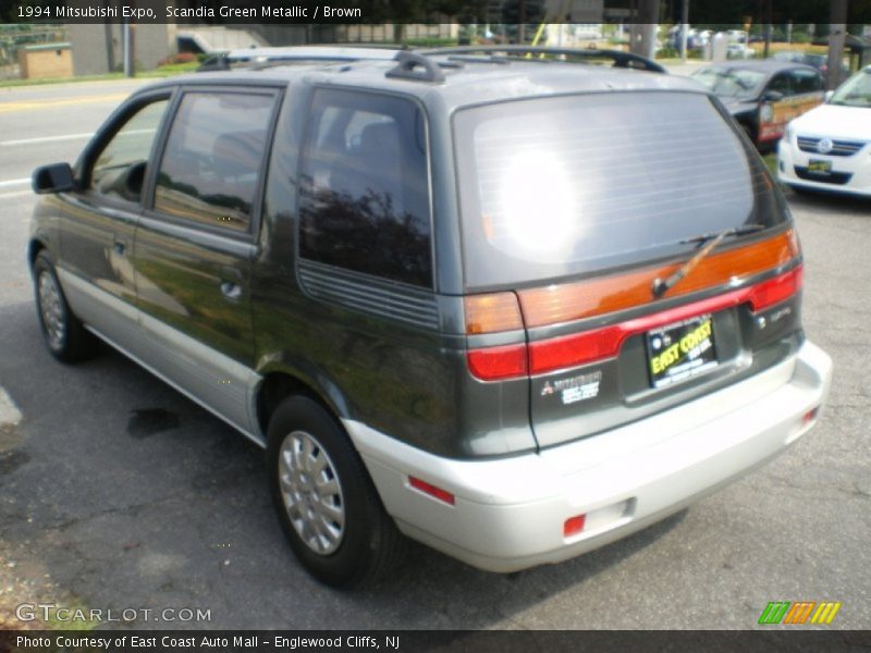 Scandia Green Metallic / Brown 1994 Mitsubishi Expo