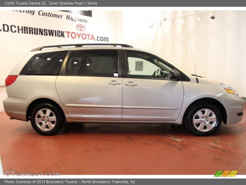 Silver Shadow Pearl / Stone 2008 Toyota Sienna LE