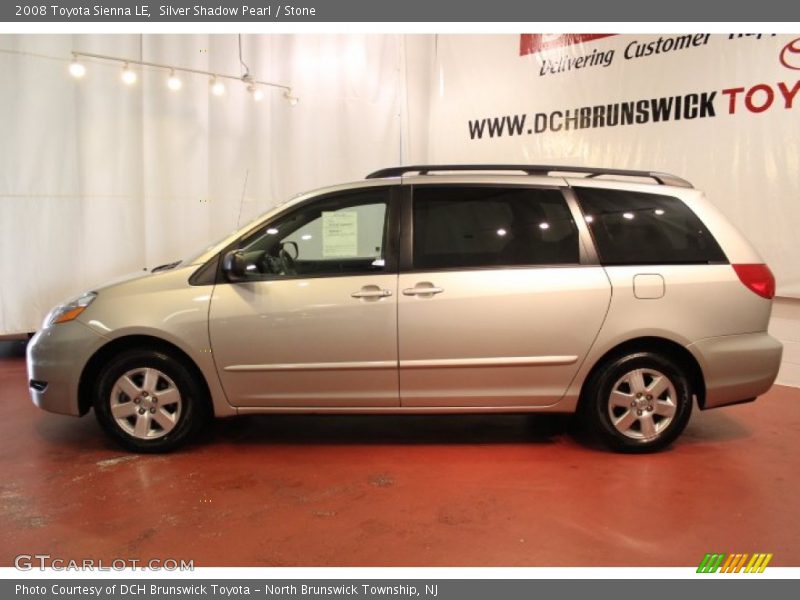 Silver Shadow Pearl / Stone 2008 Toyota Sienna LE