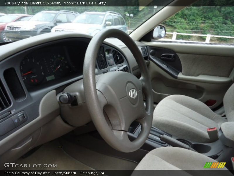 Moonlit Dark Blue / Gray 2006 Hyundai Elantra GLS Sedan