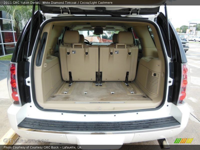 White Diamond Tintcoat / Cocoa/Light Cashmere 2011 GMC Yukon Denali