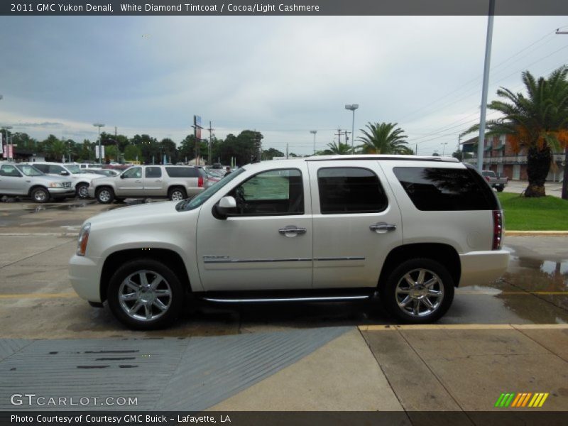 White Diamond Tintcoat / Cocoa/Light Cashmere 2011 GMC Yukon Denali