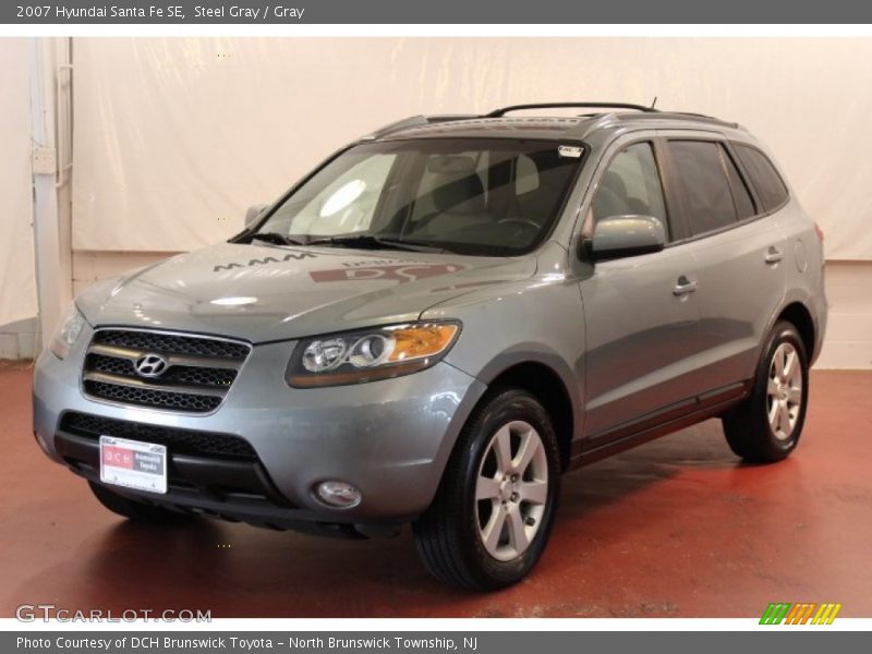 Steel Gray / Gray 2007 Hyundai Santa Fe SE