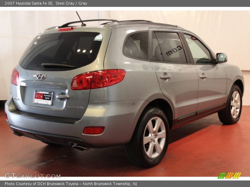 Steel Gray / Gray 2007 Hyundai Santa Fe SE