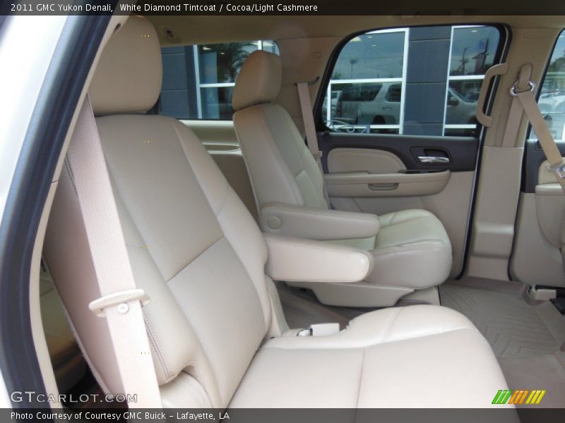 White Diamond Tintcoat / Cocoa/Light Cashmere 2011 GMC Yukon Denali