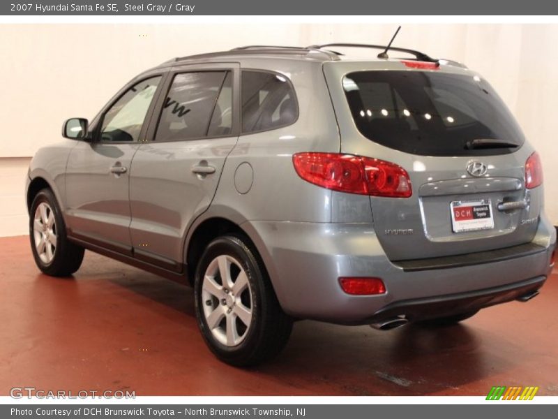 Steel Gray / Gray 2007 Hyundai Santa Fe SE