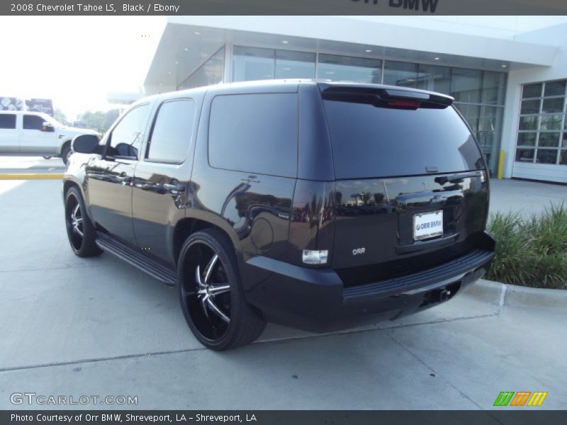 Black / Ebony 2008 Chevrolet Tahoe LS