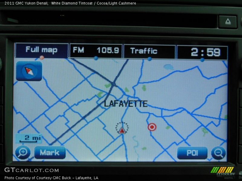 White Diamond Tintcoat / Cocoa/Light Cashmere 2011 GMC Yukon Denali