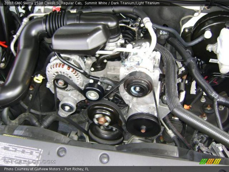 Summit White / Dark Titanium/Light Titanium 2007 GMC Sierra 1500 Classic SL Regular Cab