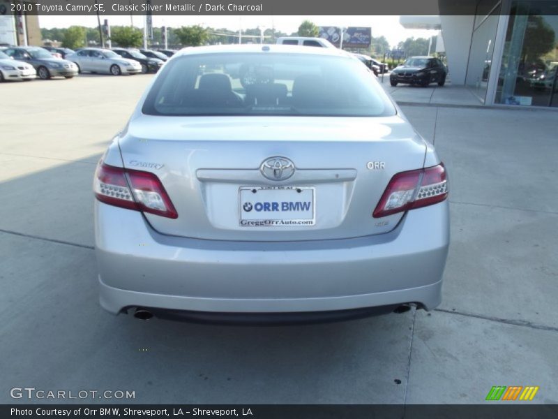 Classic Silver Metallic / Dark Charcoal 2010 Toyota Camry SE