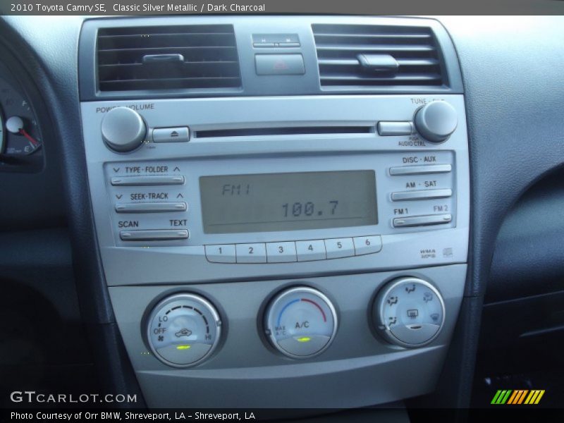 Classic Silver Metallic / Dark Charcoal 2010 Toyota Camry SE
