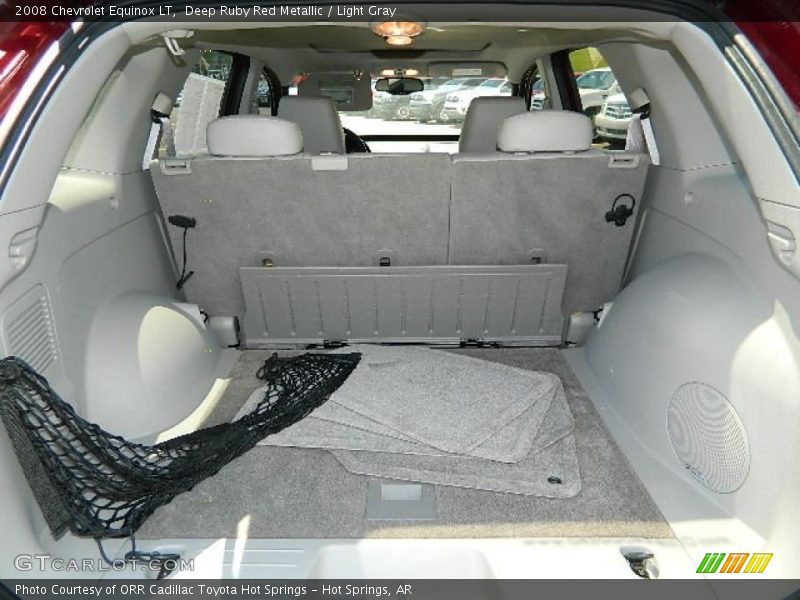 Deep Ruby Red Metallic / Light Gray 2008 Chevrolet Equinox LT