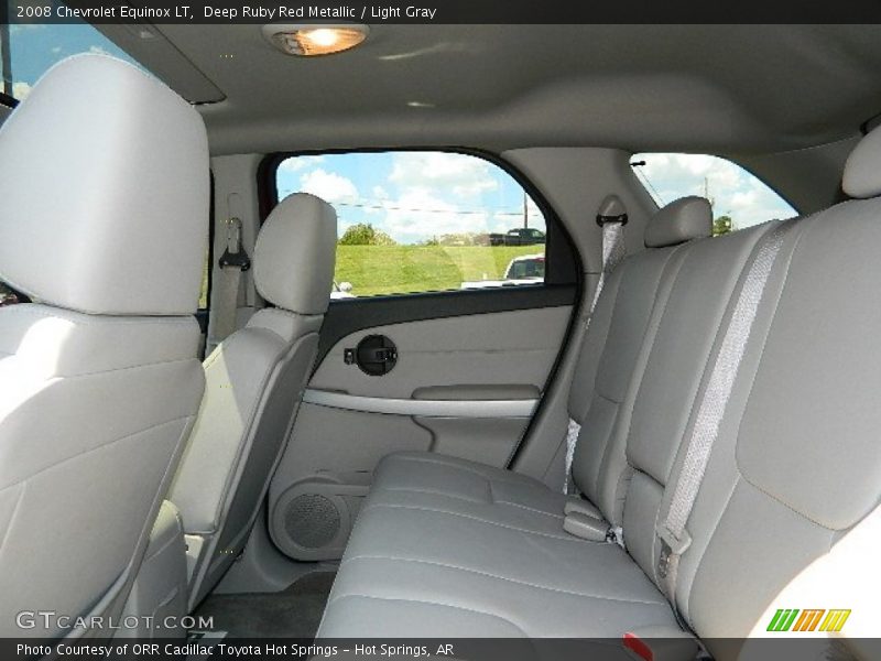 Deep Ruby Red Metallic / Light Gray 2008 Chevrolet Equinox LT