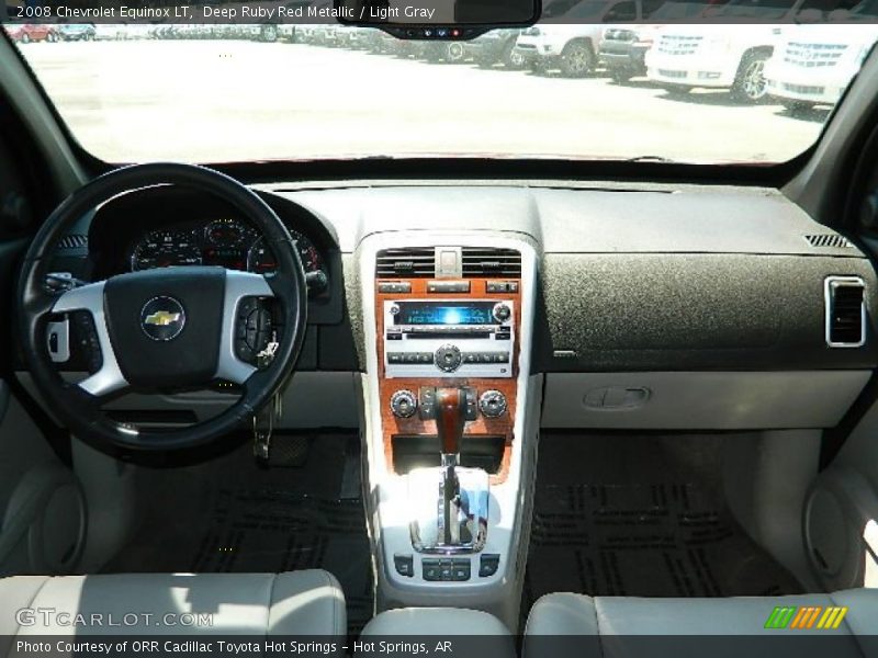 Deep Ruby Red Metallic / Light Gray 2008 Chevrolet Equinox LT