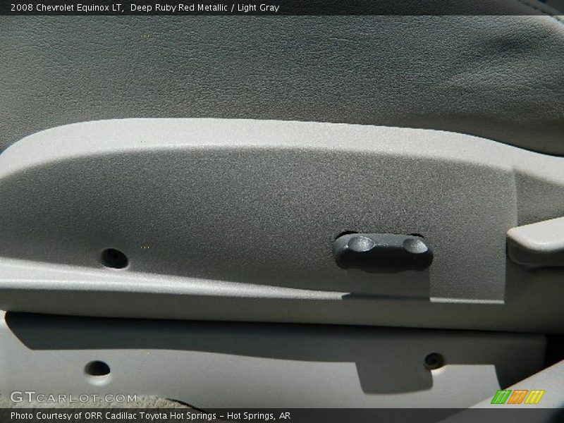 Deep Ruby Red Metallic / Light Gray 2008 Chevrolet Equinox LT