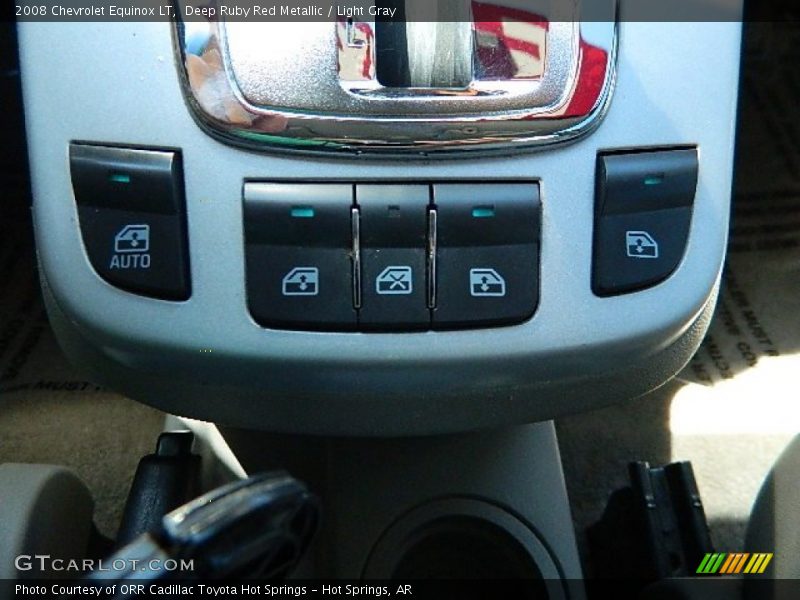 Deep Ruby Red Metallic / Light Gray 2008 Chevrolet Equinox LT