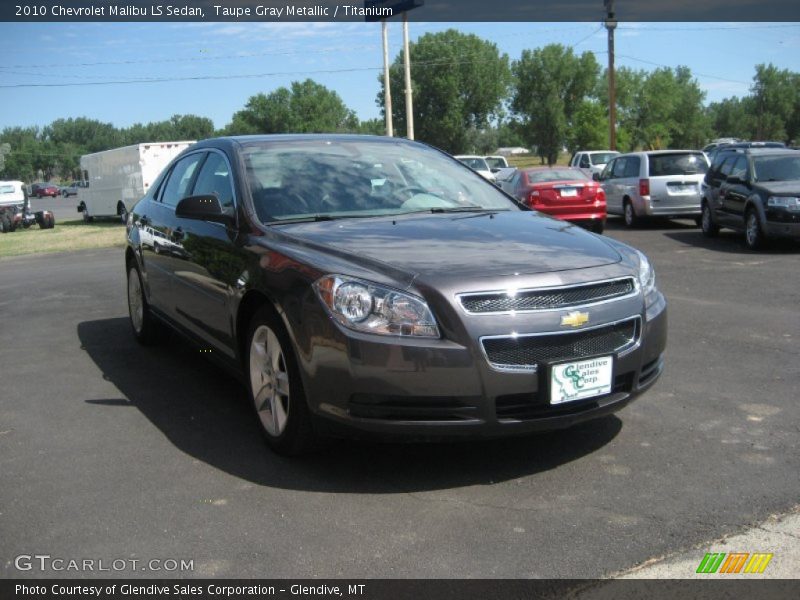 Taupe Gray Metallic / Titanium 2010 Chevrolet Malibu LS Sedan