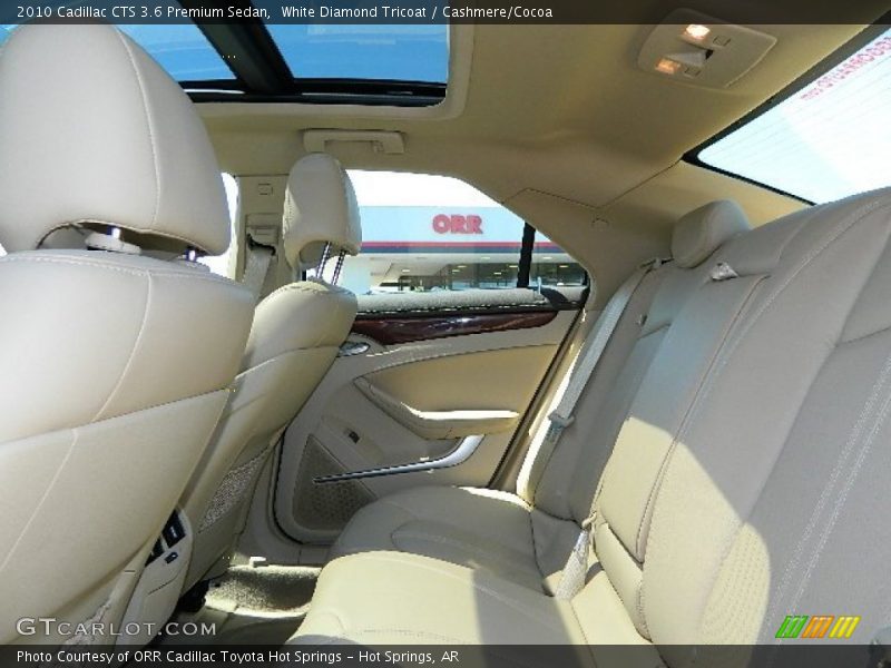 White Diamond Tricoat / Cashmere/Cocoa 2010 Cadillac CTS 3.6 Premium Sedan