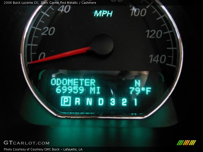 Dark Garnet Red Metallic / Cashmere 2006 Buick Lucerne CX